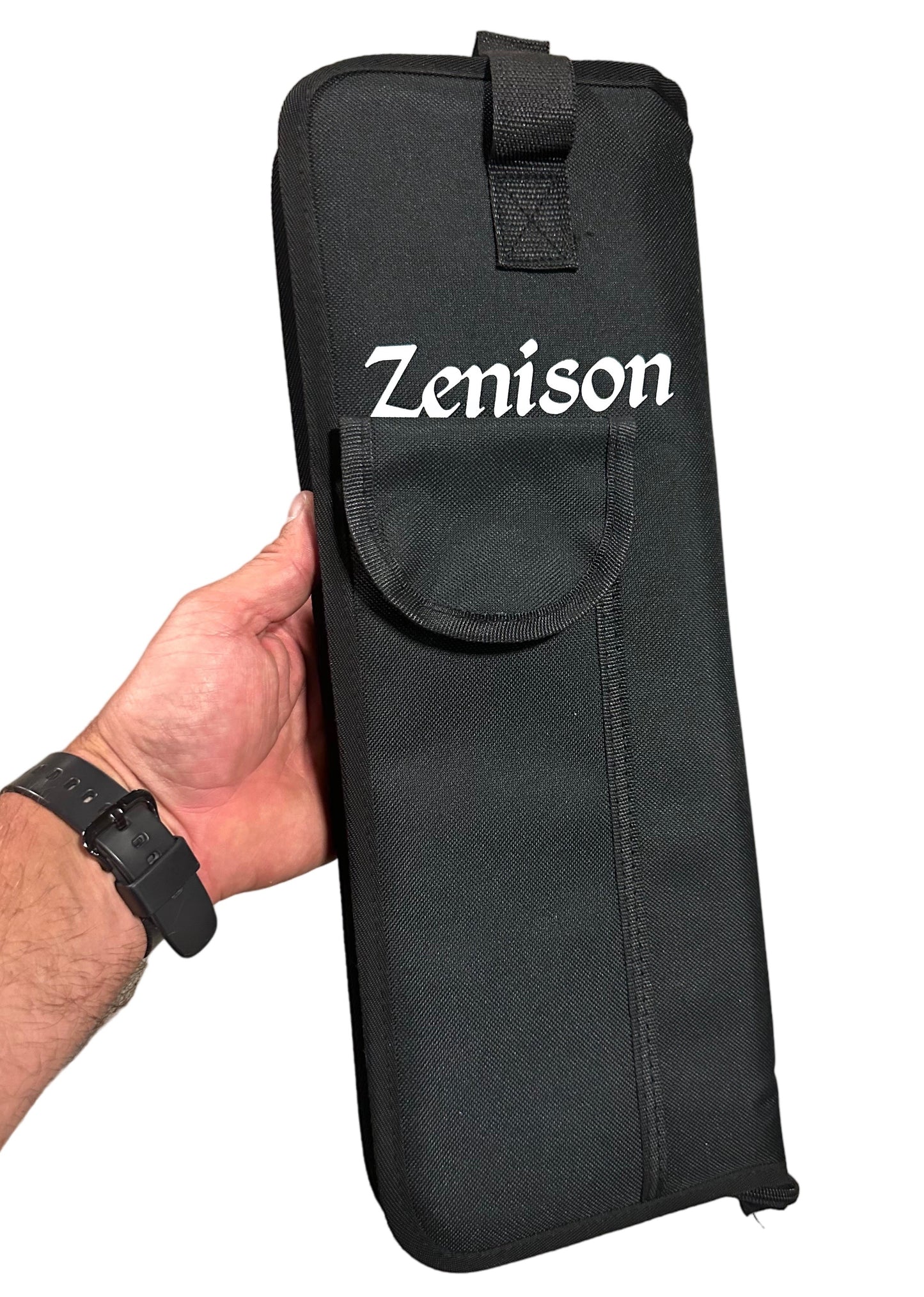 Zenison DRUM STICK BAG - Padded Zippered Carry Handle for Mallets Sticks Brushes