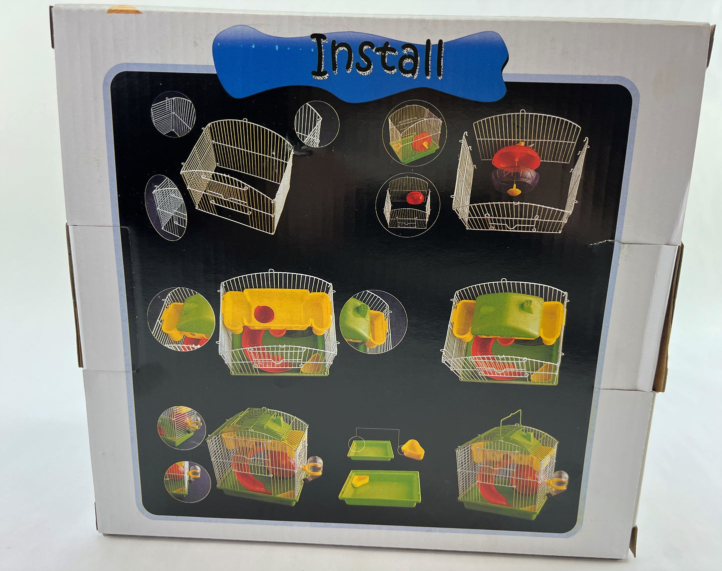 Hamster Small Rodent Cage Habitat Playhouse Gerbil Mouse Mice + Accessories New