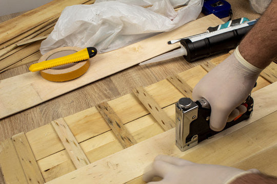 3 Way Tacker Staple Gun Kit Stapler Includes U-Shaped, Standard & Brad Nails