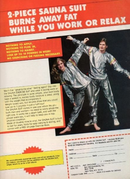 Unisex Sauna Sweat Suit Adult XXL Fitness Gym Fitness Exercise Yoga Weight Loss