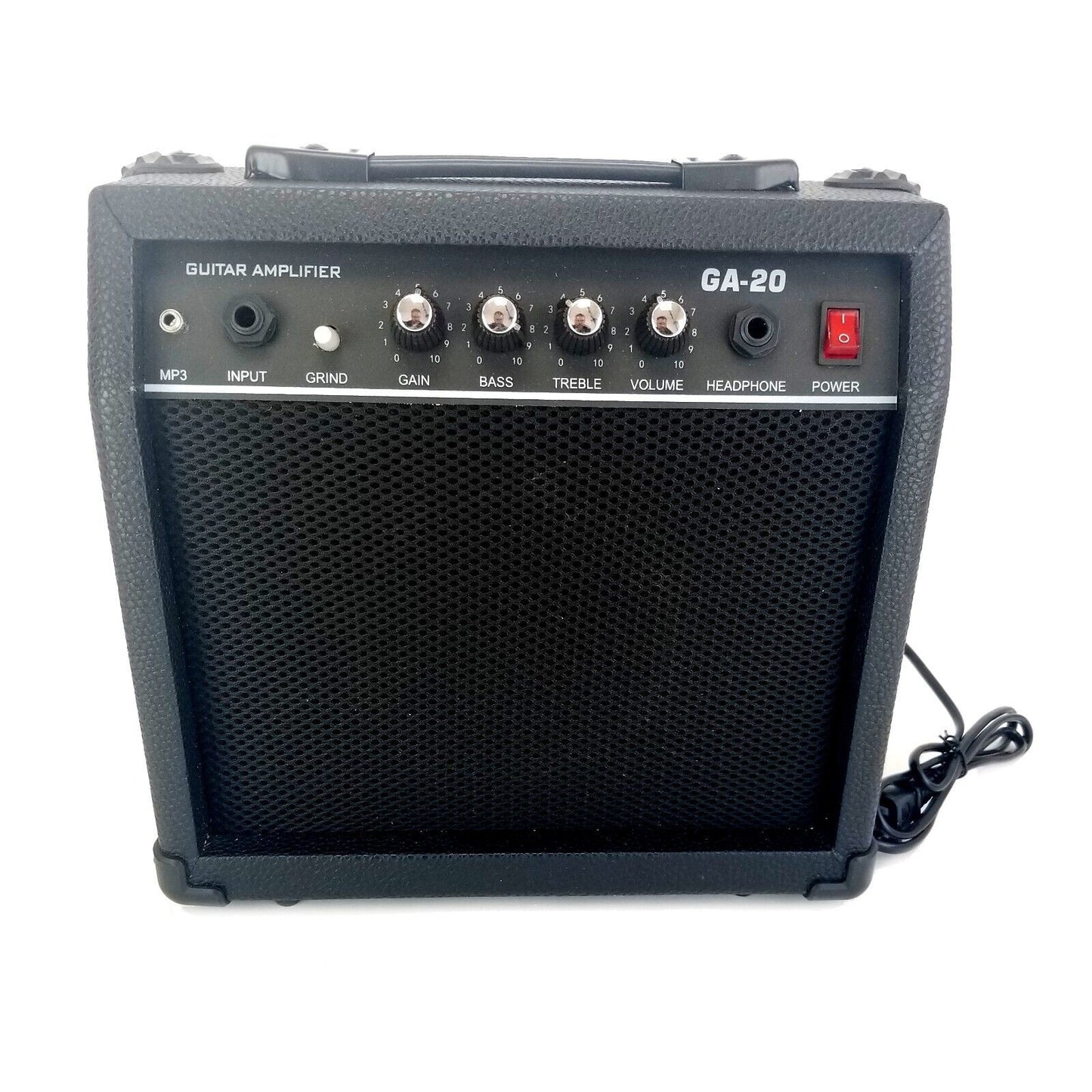 Zenison Electric 6 String Black Guitar Combo Starter Set Solid Wood Body Case