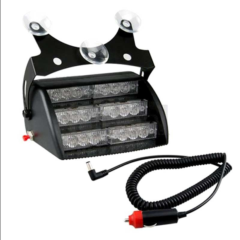 Red LED Emergency Flash Light Dash Warning HS-51034