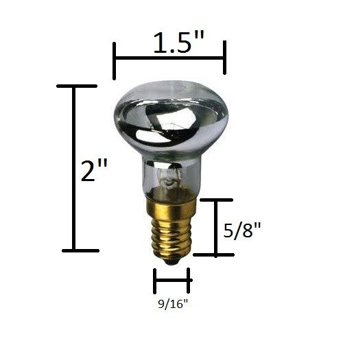 30W Light Bulb R39 E17 Replacement Motion Lamp Reflector Type Small Size