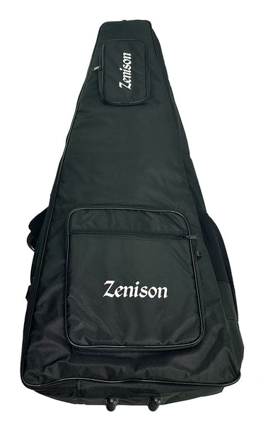 Zenison PADDED GIG BAG for LARGE BODY Electric Guitars Shoulder Straps 44" Black