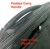 Zenison DOUBLE NECK Electric Guitar PADDED GIG BAG Shoulder Straps 42" Black