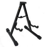 GUITAR STAND A-Frame Design - Black Heavy Duty Padded Folding MODERN DISPLAY New