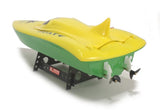 RC Balaenoptera Musculus Racing Speed Boat Radio Remote Control - Yellow Green