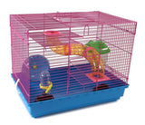 3 Level Hamster Cage Wheel Tubes House Rodents Gerbil Rat Mice Trail Habitat