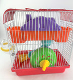 Hamster Small Rodent Cage Habitat Playhouse Gerbil Mouse Mice + Accessories New