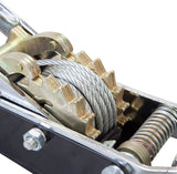 4 TON WINCH Dual Gear Power Ratcheting Pull System Heavy Duty Come-Along Tool