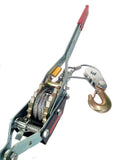 3 TON WINCH COME ALONG - 2 Hooks - Dual Ratchet Gear HEAVY DUTY Over 6000 Lbs