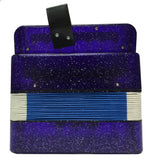 Childrens 7 KEY Button ACCORDION PURPLE Kids Accordian Organ Concertina