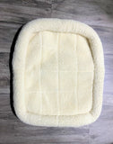 <p><strong>Ultra Soft Padded Plush Sherpa Pet Bed for Dogs &amp; Cats - 27" x 25" x 3"</strong></p>