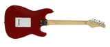 ELECTRIC GUITAR Left Handed Red Southpaw Leftie/Lefty Triple Pickups 3