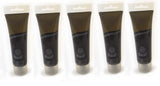 Set of 5 Black Acrylic Paint Tubes 120mls Each Professional Artist Paint Set