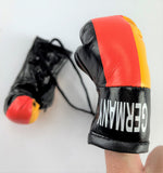 <p><strong>Mini Boxing Gloves GERMANY Country Flag National Pride MMA Car Mirror Décor</strong></p>