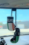 <p><strong>Mini Boxing Gloves IRELAND Country Flag National Pride MMA Car Mirror Décor</strong></p>