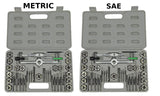 NEW 80 piece TAP AND DIE SET both SAE & METRIC + CASES