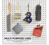 Pack of 10 - Metal Peg Board 4" Hooks Hanging Shelving Storage Steel Display