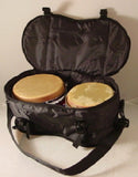 BONGO BAG 7+8" Pair - ROUNDED - Deluxe Padded Pockets Shoulder Strap TRAVEL GIG