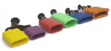 6 Piece Plastic Clave Block Cowbell Set - Multiple Colors