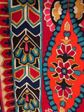 Ecom MudHut Talavera Window (ONE) Panel Curtain Bright Blue MUL Shapes