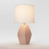 Project 62 Modern Ceramic Facet Table Lamp (Includes Cfl Bulb) Blush