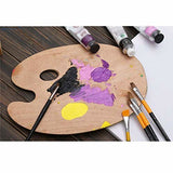 Large Paint Palette Tray Classically Designed Basswood Palette with Thumb Hole