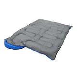 SLEEPING BAG MUMMY Type 8' Foot 20+ Degrees F NAVY BLUE - Carrying Bag