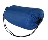 SLEEPING BAG MUMMY Type 8' Foot 20+ Degrees F NAVY BLUE - Carrying Bag