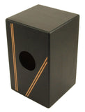 CAJON BOX DRUM Black Finish with Gig Bag Acoustic Drum FULL SIZE 19" w/ Snare
