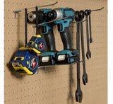 Pack of 10 - Metal Peg Board 8" Hooks Hanging Shelving Storage Steel Display