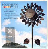NEW! Southern Patio COS1900789 Sunflower Wind Spinner-73 Tall