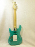 ELECTRIC GUITAR - GREEN See-Through ACRYLIC - CUSTOM - MAPLE NECK NEW