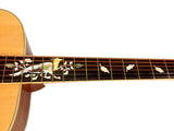 DREADNAUGHT ACOUSTIC GUITAR Art Deco Mother of Pearl BIRD INLAY Spruce