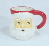 6 Mugs - EARTHENWARE SCULPTED Fox, Santa, and Snowman Mugs 15.5oz/ea -Threshold™