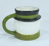 6 Mugs - EARTHENWARE SCULPTED Fox, Santa, and Snowman Mugs 15.5oz/ea -Threshold™