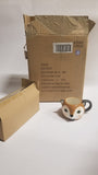 Bulk Purchase (Total Stock) of Earthenware Sculpted Fox Mug 15.5oz Brown/White - Threshold™