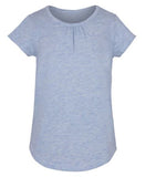 VIGOSS Big Girls' 3-Pack T-Shirt EClipse Pink, Gray & Blue Large