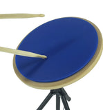 Silence 10 inch Snare Drum Pad Practice Drum DOuble Sided Mute Pads  Round, Blue
