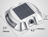 Set of 2 Waterproof LED Solar Powered Road Light Driveway Path Security Lamps
