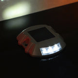 Set of 2 Waterproof LED Solar Powered Road Light Driveway Path Security Lamps