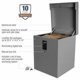 CleverMade Parcel LockBox S100 Series: Secure Package Delivery Box