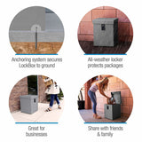 CleverMade Parcel LockBox S100 Series: Secure Package Delivery Box