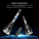 WUBEN H8 Flashlight 1800 Lumens CREE LED Rechargeable Waterproof