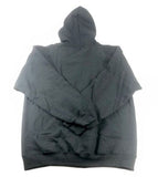 Men's Full Zip Hoody Mossy Oak Hood Lining Pockets DARK HEATHER - Size L