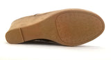 Women's Dolce Vita Terri Lace Up Wedge Booties Color: Light Taupe Size: 5.5 US