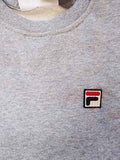 Fila Women's Michele Pullover Crewneck Sweatshirt (Grey, Small)