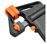 6" Ratcheting Bar Clamp, 2.5" Throat Depth, NYLON Handle w/ Trigger