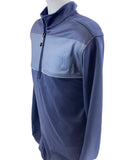 Bolle Men's Large Moisture Wicking Performance 1/4 Zip Pullover, Crown Blue